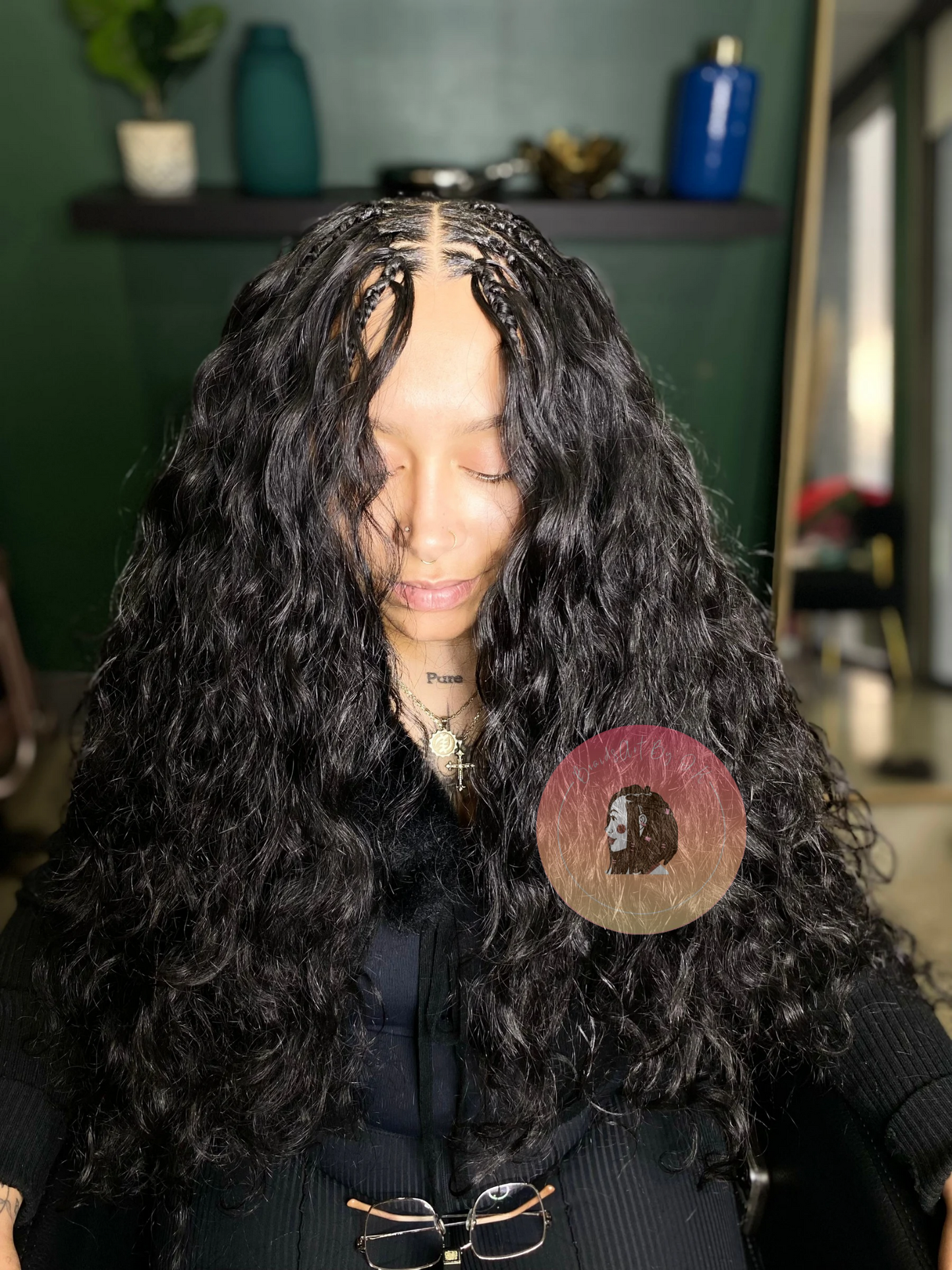 Virgin NATURAL WAVE Braiding Human Hair Curls (18-26 Inch)