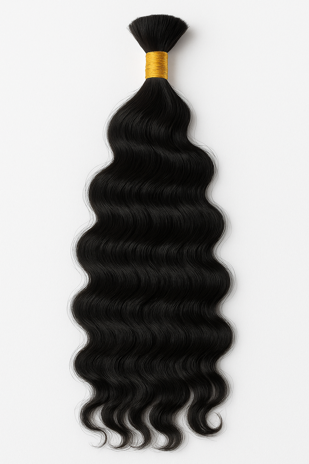 Virgin NATURAL WAVE Braiding Human Hair Curls (18-26 Inch)